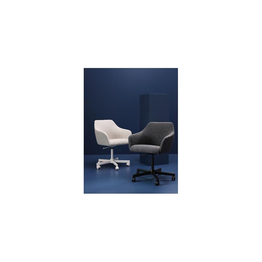 ProTuning MALSKÄR/TOSSBERG Swivel chair, Gunnared dark grey/black