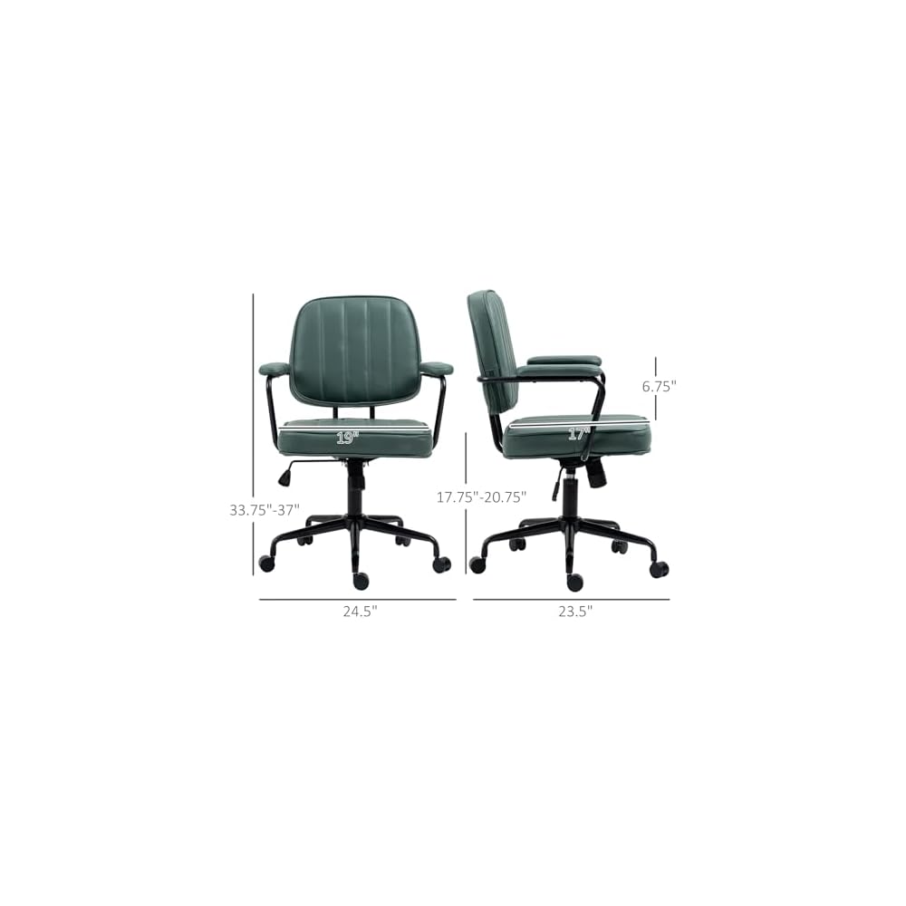 Desk Chair Comfy Simple Modern Office Desk Chair Comfy Computer Chairs Office Desk Chair Ergonomic Office Chair for Home, Bedrooms, Office, Study, Student