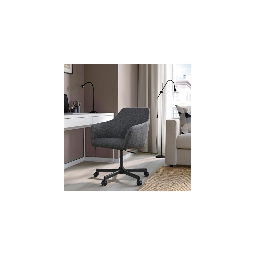 ProTuning MALSKÄR/TOSSBERG Swivel chair, Gunnared dark grey/black