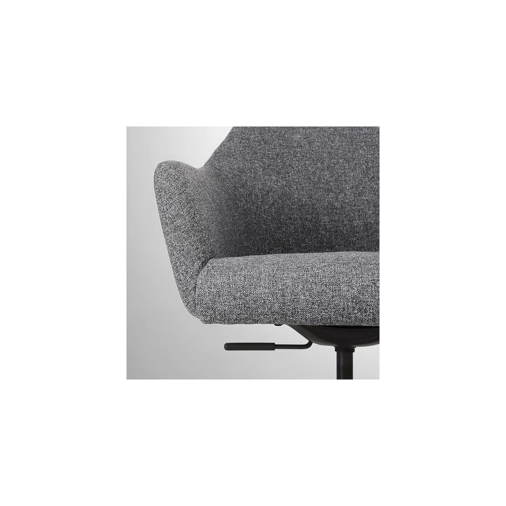 ProTuning MALSKÄR/TOSSBERG Swivel chair, Gunnared dark grey/black