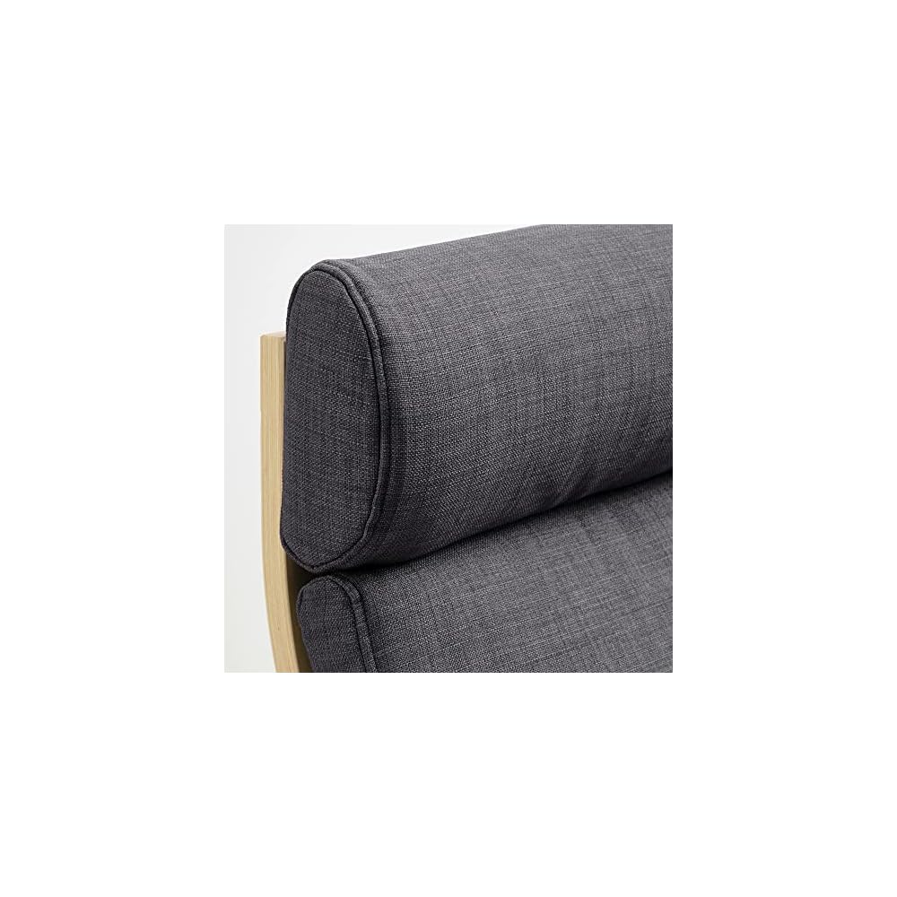 ProTuning POÄNG Rocking-chair, birch veneer/Skiftebo dark grey