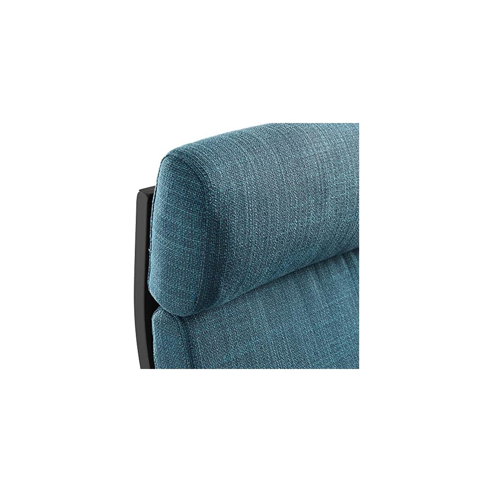 ProTuning POÄNG Armchair, black-brown/Hillared dark blue