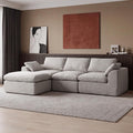 108" Cloud Couch Sectional, Boneless Modular Sofa for Living Room